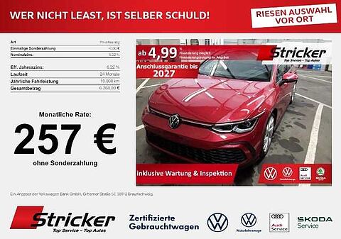 Volkswagen Golf °°GTI 2.0TSI DSG 299,-ohne Anzahlung Neu 56.390,-