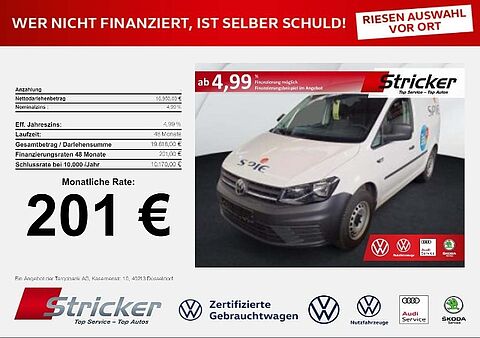 Volkswagen Caddy 2.0TDI Kasten EcoProfi 201,-ohne Anzahlung Einparkhilfe