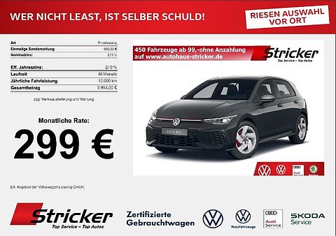 Volkswagen Golf GTI 2.0 TSI 265 PS DSG 299,- mtl! RFK ACC APP-Connect