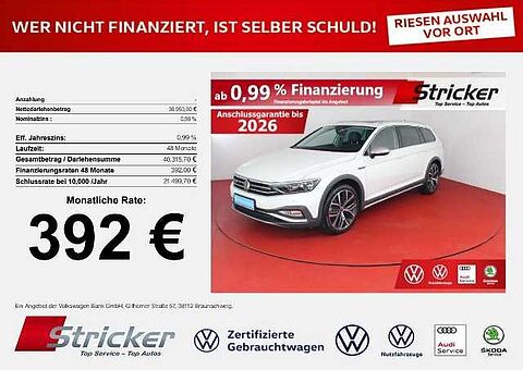 Volkswagen Passat Alltrack °°2.0TSI DSG 392,-ohne Anzahlung Neu 72.880,-