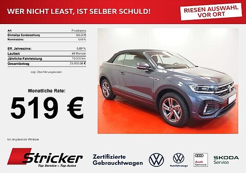 Volkswagen T-Roc R-Line 1.5 TSI DSG 519,- mtl. SHZ RFK ACC GJ-Reifen