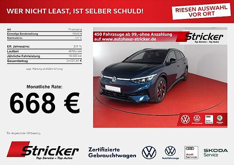 Volkswagen ID.7 Tourer Pro 286 PS AHK Navi Matrix Massagesitze