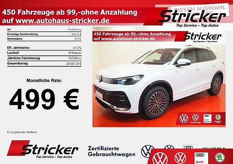 Volkswagen Tiguan R-Line 1.5 eTSI DSG 499,- mtl. DCC Pano AHK Harmann Kadon Assistenzpaket