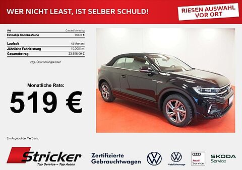 Volkswagen T-Roc R-Line 1.5 TSI DSG 519,- mtl. AHK SHZ RFK ACC GJ-Reifen