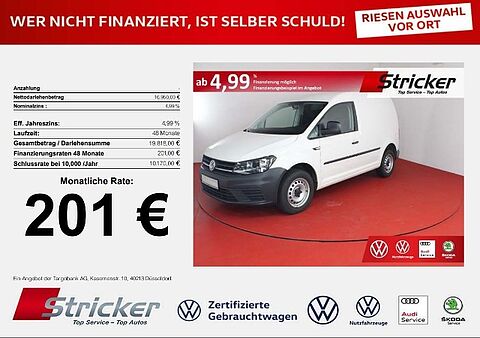 Volkswagen Caddy 2.0TDI Kasten EcoProfi 201,-ohne Anzahlung Einparkhilfe