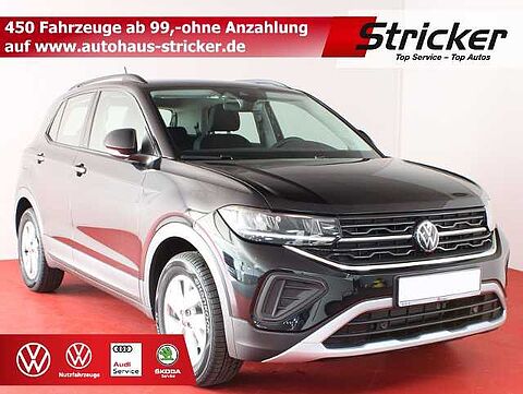 Volkswagen T-Cross Life 1.0 TSI '235,- mtl AHK RFK GJ-Reifen SHZ App