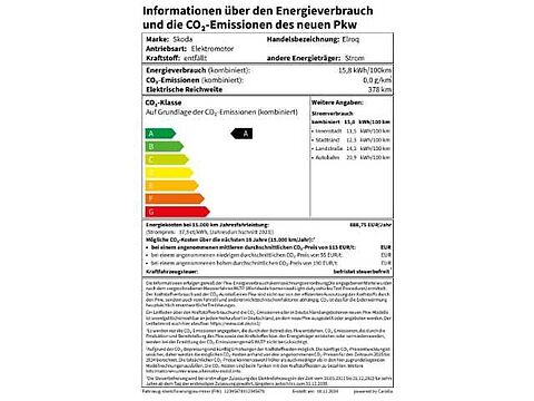 SKODA Elroq 50 ''Tour'' 55 kWh 125 kW Clima Kamera PDC 50 ''Tour'' 55 kWh 125 kW Clima Kamera PDC